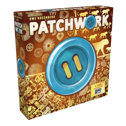 Lookout, Patchwork: 10 Jahre Jubiläumsedition, Familienspiel, Brettspiel, 1-2 Spieler, ab 8+ Jahren, 30 Minuten, Deutsch Lookout, Patchwork: 10 Jahre Jubiläumsedition, Familienspiel, Brettspiel, 1-2 Spieler, ab 8+ Jahren, 30 Minuten, Deutsch von Lookout