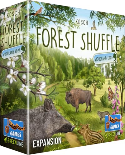 Lookout Games Forest Shuffle Woodland Edge Kartenspiel-Erweiterung – 36 neue Arten und Bäume für verbessertes Gameplay! Strategiespiel für Kinder und Erwachsene, ab 10 Jahren, 2–5 Spieler, 60 Minuten von Lookout