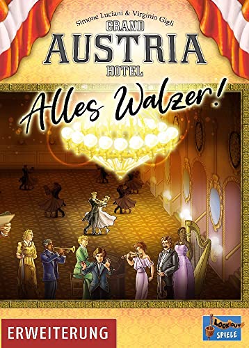 Lookout, Grand Austria Hotel – Alles Walzer| Erweiterung, Expertenspiel, Brettspiel, 1-4 Spieler, Ab 12+ Jahren, 90 Minuten, Deutsch, Mehrfarbig, Bunt von Lookout