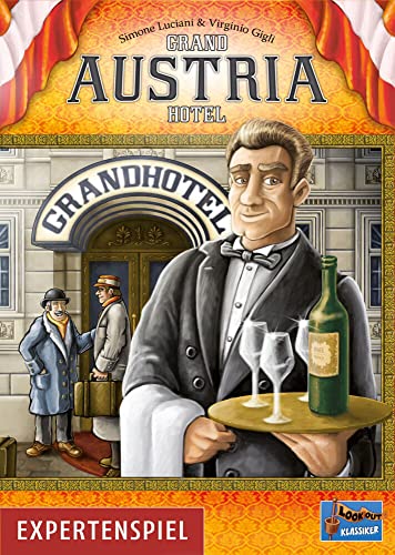 Lookout, Grand Austria Hotel Auflage 2022, Grundspiel, Expertenspiel, Brettspiel, 2-4 Spieler, Ab 12+ Jahren, 90+ Minuten, Deutsch, Mehrfarbig, Bunt von Lookout