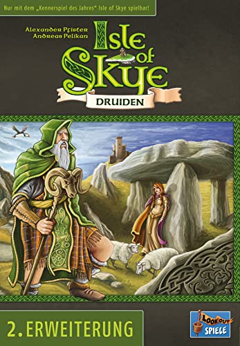 Lookout, Isle of Skye: Vom Häuptling zum König – Druiden, Erweiterung, Kennerspiel, Legespiel, 2-5 Spieler, Ab 10+ Jahren, 75+ Minuten, Deutsch von Lookout