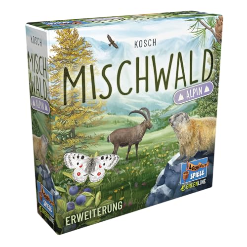 Lookout, Mischwald – Alpin, Erweiterung, Familienspiel, Kartenspiel, 2-5 Spieler, Ab 10+ Jahren, 60 Minuten, Deutsch von Lookout