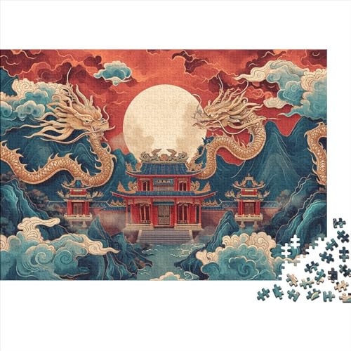 Forbidden City, China 1000-teiliges Hochauflösendes DruckPuzzle 1000 Teile Erwachsene Puzzles Für Erwachsene Lernspiel Herausforderungsspielzeug 1000-teilige China's Thousand-Year-Old Capital Puzzle 1 von Loommgger