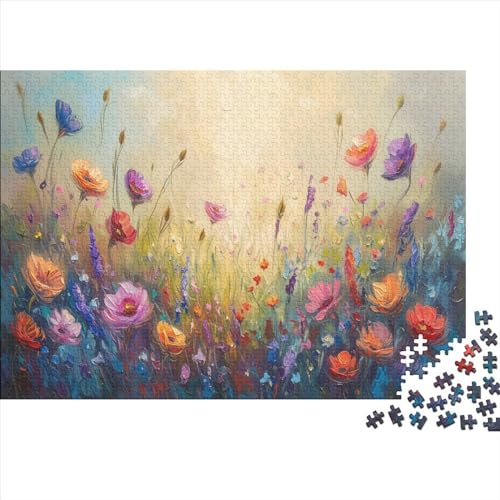 Multicoloured Flower Fields Puzzles 1000 Teile Romantic Mountains Puzzles Für Erwachsene Lernspiel Herausforderung Spielzeug Puzzles Für Erwachsene Kinder Einzigartiges Geschenk Moderne Wohnkultur 100 von Loommgger