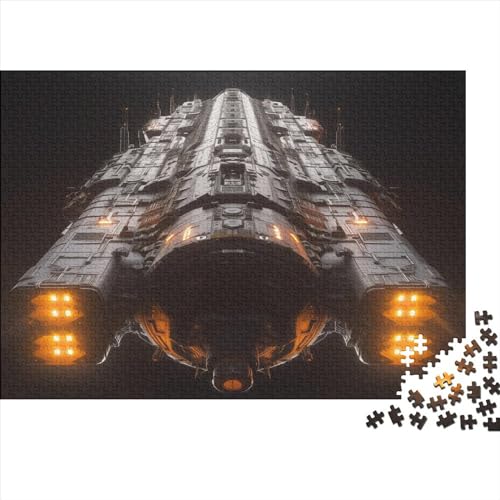 Space Shuttle Puzzles 500 Teile Future Aircraft Puzzles Für Erwachsene Lernspiel Herausforderung Spielzeug Puzzles Für Erwachsene Kinder Einzigartiges Geschenk Moderne Wohnkultur 500pcs (52x38cm) von Loommgger