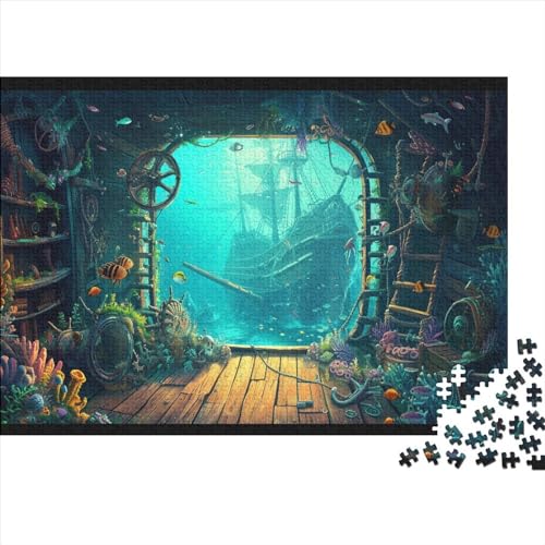 Underwater World (14) Herausforderung Spielzeug Lernspiel Puzzles Für Erwachsene Und Kinder Ab 14 Jahren Underwater Creatures Puzzle Puzzle 1000 Teile Einzigartiges Geschenk Moderne Wohnkultur 1000pcs von Loommgger