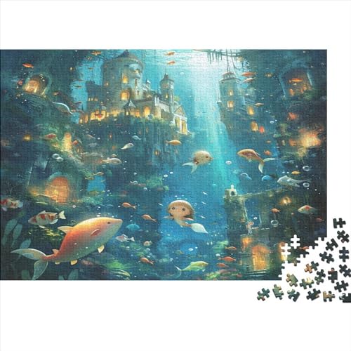 Underwater World (3) Puzzles 500 Teile Underwater Creatures Puzzles Für Erwachsene Lernspiel Herausforderung Spielzeug Puzzles Für Erwachsene Kinder Einzigartiges Geschenk Moderne Wohnkultur500pcs (5 von Loommgger