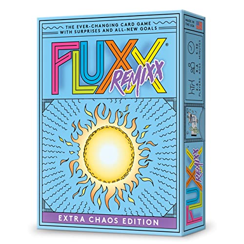 LOONEY LABS Fluxx Remixx Card Game - Fun Games for Family Game Night Party Games Adult Card Games Card Games for Kids Birthday Gift Ideas Girls Boys Teen Adults - 100 Cards, For Ages 8 Year Old and Up von Looney Labs