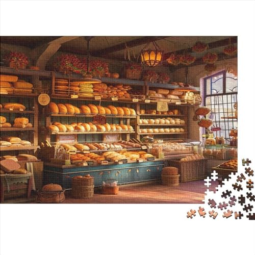 Bread Supermarket Puzzle 1000 Teile Puzzles Für Erwachsene Lernspiel Herausforderungsspielzeug 1000-teilige Puzzlespiel Für Erwachsene Kinder Puzzel 1000pcs (75x50cm) von Loongboy