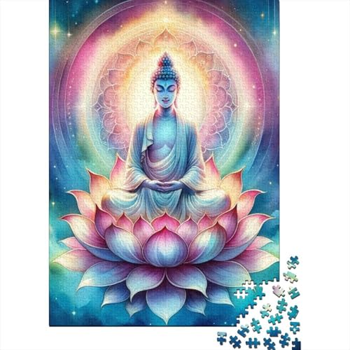 Buddha Statue Puzzle 1000 Teile Erwachsener Kniffel Spaß Für Die Ganze Familie - Abwechslungsreiche 1000 Puzzleteilige Motive Puzzlespiel Erwachsene Puzzel 1000pcs (75x50cm) von Loongboy