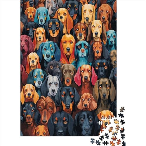 Golden Retriever Puzzle 1000 Teile,Puzzle Für Erwachsene,Impossible Puzzle 1000pcs (75x50cm) von Loongboy