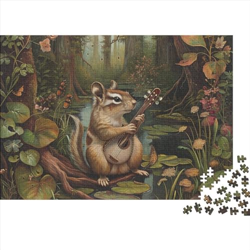 Otter Puzzle 1000 Teile Puzzle Für Erwachsene Und Kinder Ab 14 Jahren Puzzel 1000pcs (75x50cm) von Loongboy