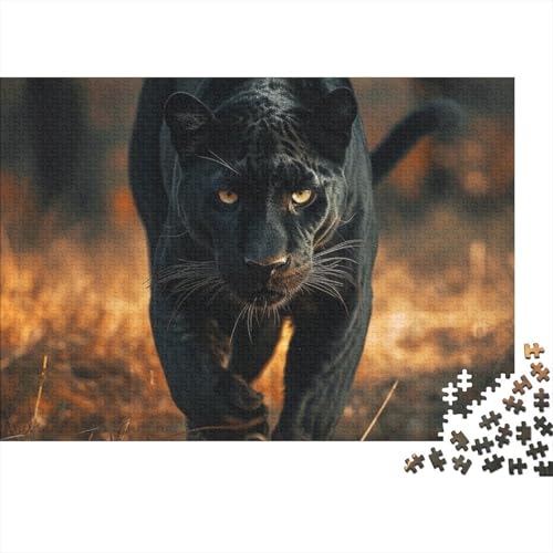 Panther Puzzle 1000 Teile Erwachsener Kniffel Spaß Für Die Ganze Familie - Abwechslungsreiche 1000 Puzzleteilige Motive Puzzlespiel Erwachsene Puzzel 1000pcs (75x50cm) von Loongboy