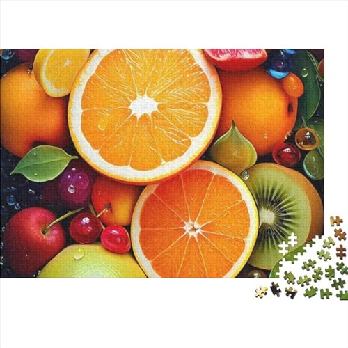 Rich Fruits Puzzle 1000 Teile Puzzles Für Erwachsene Lernspiel Herausforderungsspielzeug 1000-teilige Puzzlespiel Für Puzzel 1000pcs (75x50cm) von Loongboy