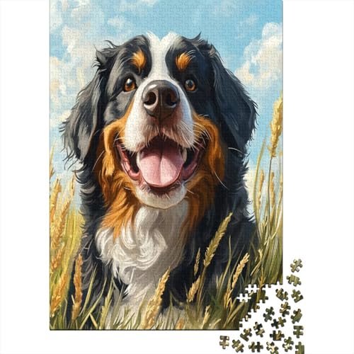 Tibetischer Mastiff Puzzle 1000 Teile Puzzles Für Erwachsene Lernspiel Herausforderungsspielzeug 1000-teilige Puzzlespiel Für Puzzel 1000pcs (75x50cm) von Loongboy