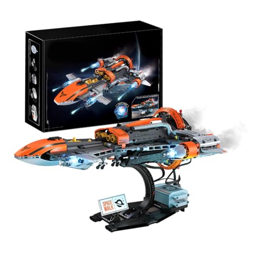 LootPop Black Hole Raumschiff Bausatz, 764 Teile Sci-Fi Weltraum-Modell mit Blauer Beleuchtung, Aufklebern & Schlüsselschalter, Kreatives Technikset & Geschenke für Erwachsene LootPop Black Hole Raumschiff Bausatz, 764 Teile Sci-Fi Weltraum-Modell mit Blauer Beleuchtung, Aufklebern & Schlüsselschalter, Kreatives Technikset & Geschenke für Erwachsene von LootPop