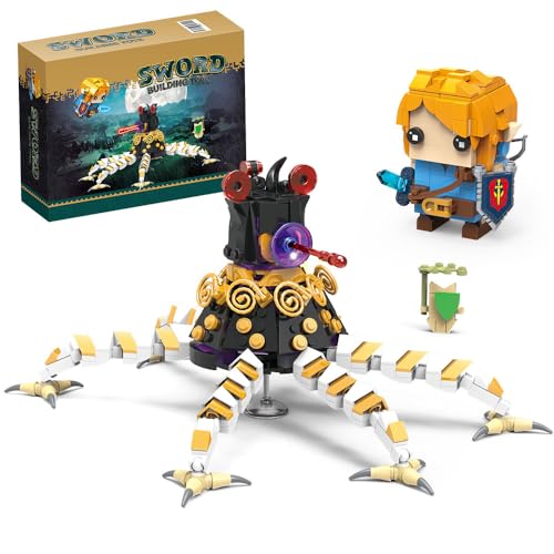 LordBiulder Legend Guardian Bauspielzeug mit einem Link Actionfiguren Bauset, Geschenke für Jungen Kinder im Alter von 6-12 Jahren, 557 Teile von LordBiulder