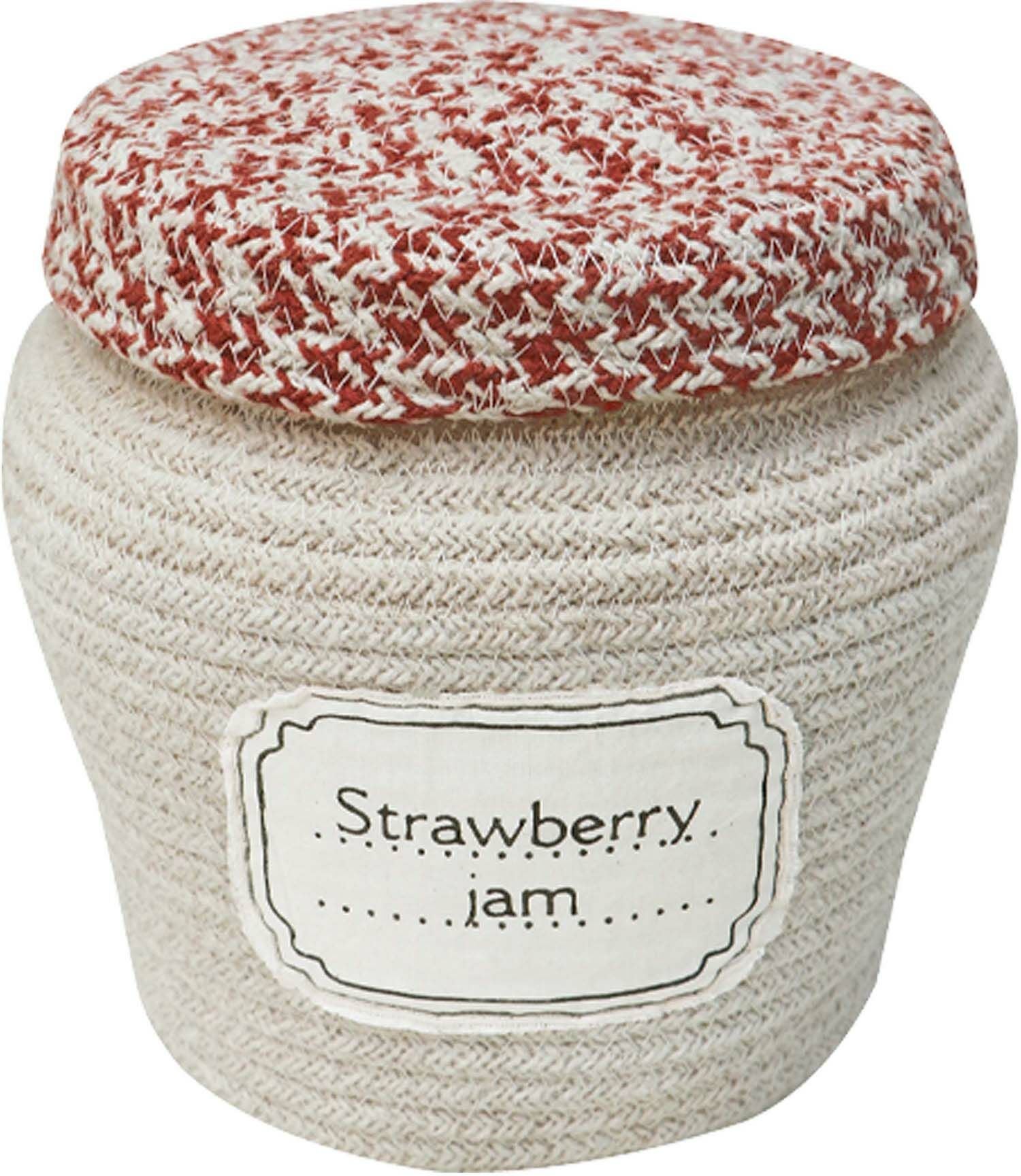 Lorena Canals Jam Jar Korb, Natural/Terracotta von LorenaCanals