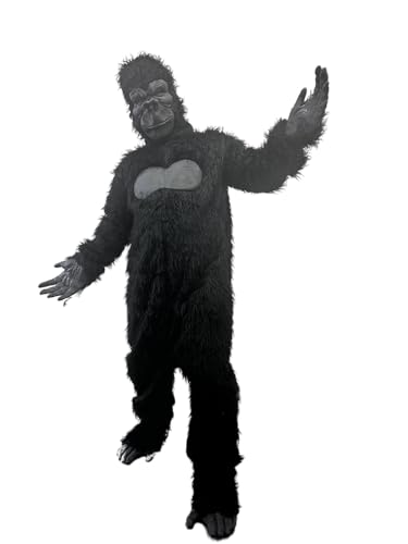 Gorilla Kostüm Schimpanse Outfit Erwachsene von Lormaka