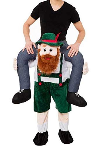 Oktoberfest Bier Guy Schulter Tragen Maskottchen Kostüm Ride On Halloween Weihnachten Party Kleid von Lormaka