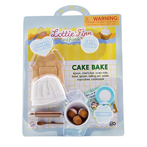 Lottie Cake Bake Doll Accessories, Chef Doll Accessories, Doll Apron, Doll Baking Set, Doll Cooking Accessories, Doll Kitchen Accessories, Cupcake Doll Accessories, Baker Doll, Cook Doll von Lottie