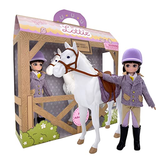 Lottie Pony Adventures Doll & Set | Toys for Girls and Boys | Muñeca, Caballo y Accesorios | Gifts for 3 4 5 6 7 8 Year Old | Small 7.5 inch von Lottie