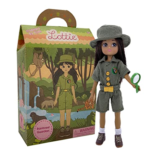 Lottie Rainforest Guardian Doll | Toys for Girls and Boys | Muñeca | Gifts for 3 4 5 6 7 8 Year Old | Small 7.5 inch von Lottie