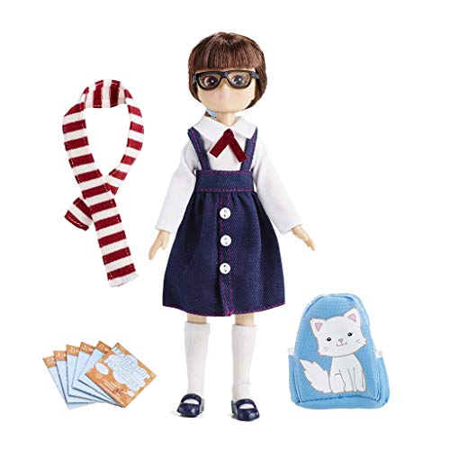 Lottie School Days Doll, Doll with Glasses & Doll Backpack for Dolls, LT058 von Lottie