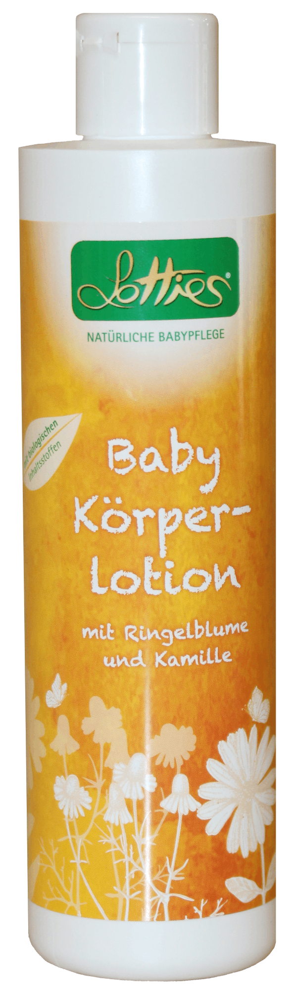 Bio Körperlotion mit Kamille und Ringelblume von Lotties