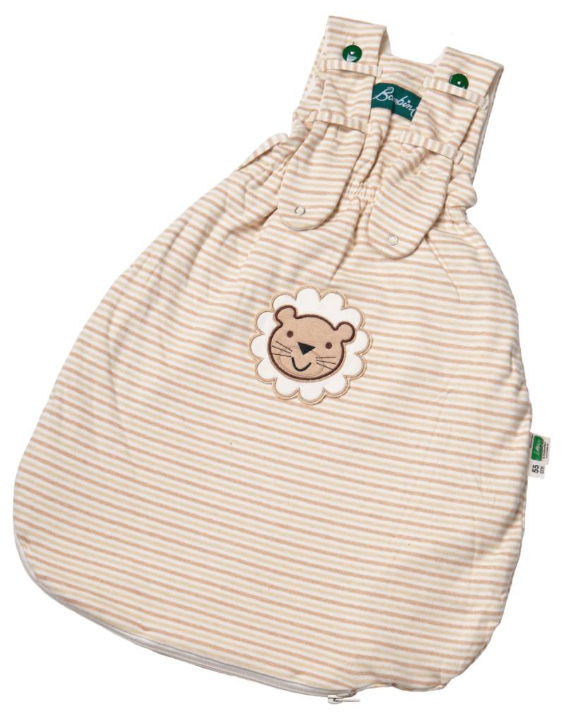 Gestreifter Bambini Schlafsack mit Leo Stickerei von Lotties