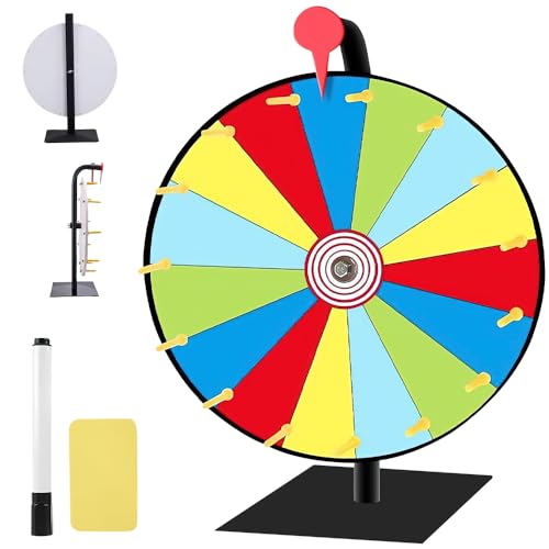 Lotvic 30cm Glücksrad zum Drehen, Glücksrad Spielzeug mit Radiergummi und Markierstift, Glücksrad zum Selbstgestalten, für Lotto Spiel, Party-Event, Verkaufsförderung Lotvic 30cm Glücksrad zum Drehen, Glücksrad Spielzeug mit Radiergummi und Markierstift, Glücksrad zum Selbstgestalten, für Lotto Spiel, Party-Event, Verkaufsförderung von Lotvic