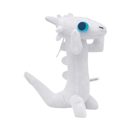 Loufy Dancing Dragon Plüschtier, 10 Zoll, Geschenke für Halloween, Freunde, Familie, 1 Stück, Weiß von Loufy