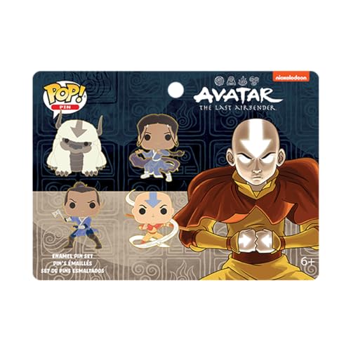 Funko Pop! Pin Set: Nickelodeon - Avatar Characters 4er Pack Pin Set von Loungefly