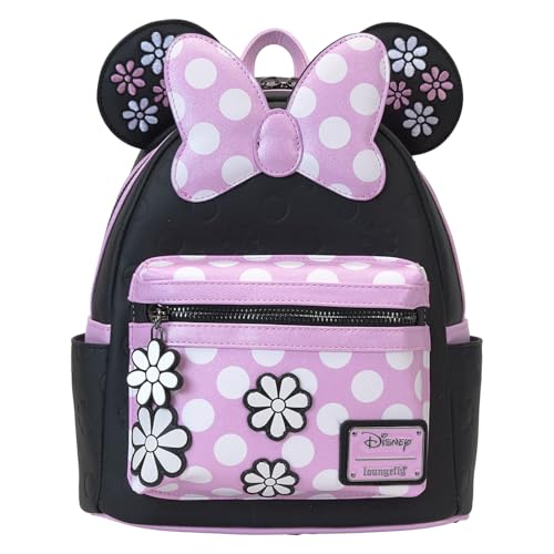 Loungefly Disney Minnie Floral Rock The Dots Mini Rucksack von Loungefly