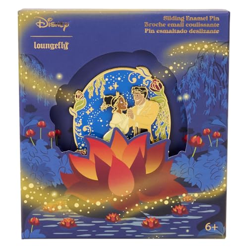 Loungefly Disney Prinzessin und der Frosch 15. Jahrestag 7,6 cm Sammelbox Pin von Loungefly