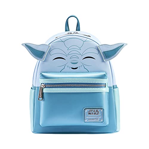 Loungefly Disney - Star Wars - Hologram Yoda - Backpack - Amazon-Exklusiv - Niedliche Sammeltasche - Geschenkidee - Offizielle Handelswaren - Für Jungen, Mädchen Men und Frauen - Movies Fans von Loungefly