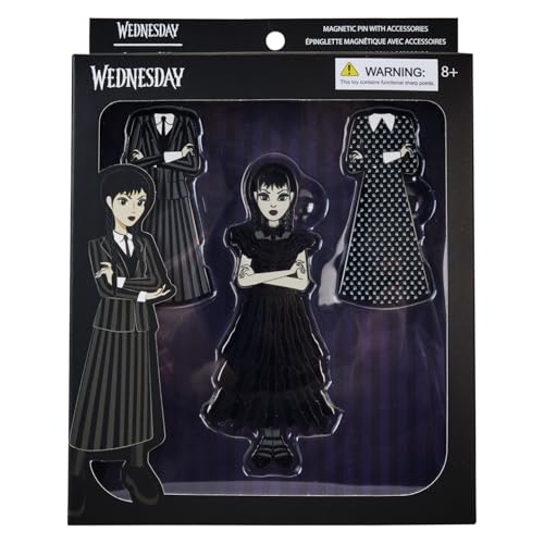 Loungefly MGM Wednesday Addams Paper Doll Pin von Loungefly