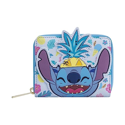 Loungefly Disney - Lilo & Stich - Stitch - Wallet - Lilo and Stitch - Amazon-Exklusiv - Niedliche Sammelhandtasche - Geschenkidee - Kartenhalter mit Mehreren Kartenfächern - Offizielle Handelswaren von Loungefly