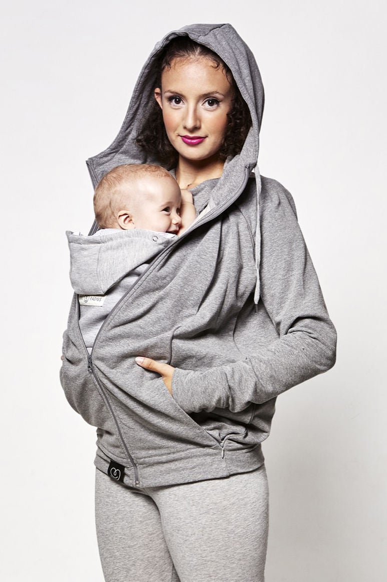 Love Radius Parent's Hoodie, Grey von Love Radius