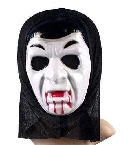 LoveLegis Vampir Kostüm Maske - Verkleidung - Karneval - Halloween - Dracula - Dämmerung - weiße Farbe - Erwachsene - Mann - Junge - Geschenkidee für Weihnachten und Geburtstag von LoveLegis