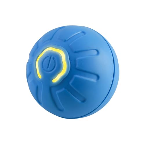 Lovehomily Haustierspielzeug, Katzenspielzeug, automatisch rollender Ball, interaktives Hundespielzeug, Ball mit LED-, automatisch rollender Ball, Spielzeug, USB wiederaufladbar, Katzenspiel von Lovehomily