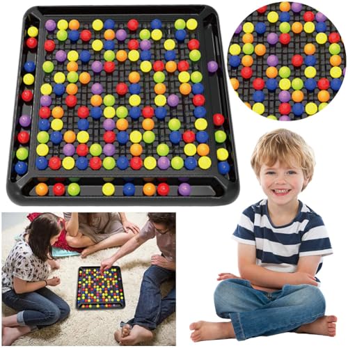 Lovehomily Regenbogenball-Matching-Spielzeug, buntes, lustiges Puzzle, Schachbrettspiel, intelligentes Denkspiel, Regenbogenball-Eliminierungsspiel, Partyspiel for Kinder und Erwachsene von Lovehomily