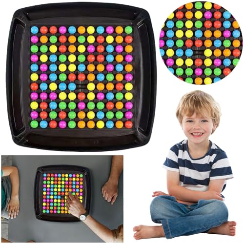 Lovehomily Regenbogenball-Matching-Spielzeug, buntes, lustiges Puzzle, Schachbrettspiel, intelligentes Denkspiel, Regenbogenball-Eliminierungsspiel, Partyspiel for Kinder und Erwachsene von Lovehomily