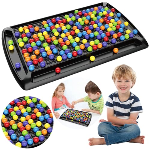 Lovehomily Regenbogenball-Matching-Spielzeug, buntes, lustiges Puzzle, Schachbrettspiel, intelligentes Denkspiel, Regenbogenball-Eliminierungsspiel, Partyspiel for Kinder und Erwachsene von Lovehomily