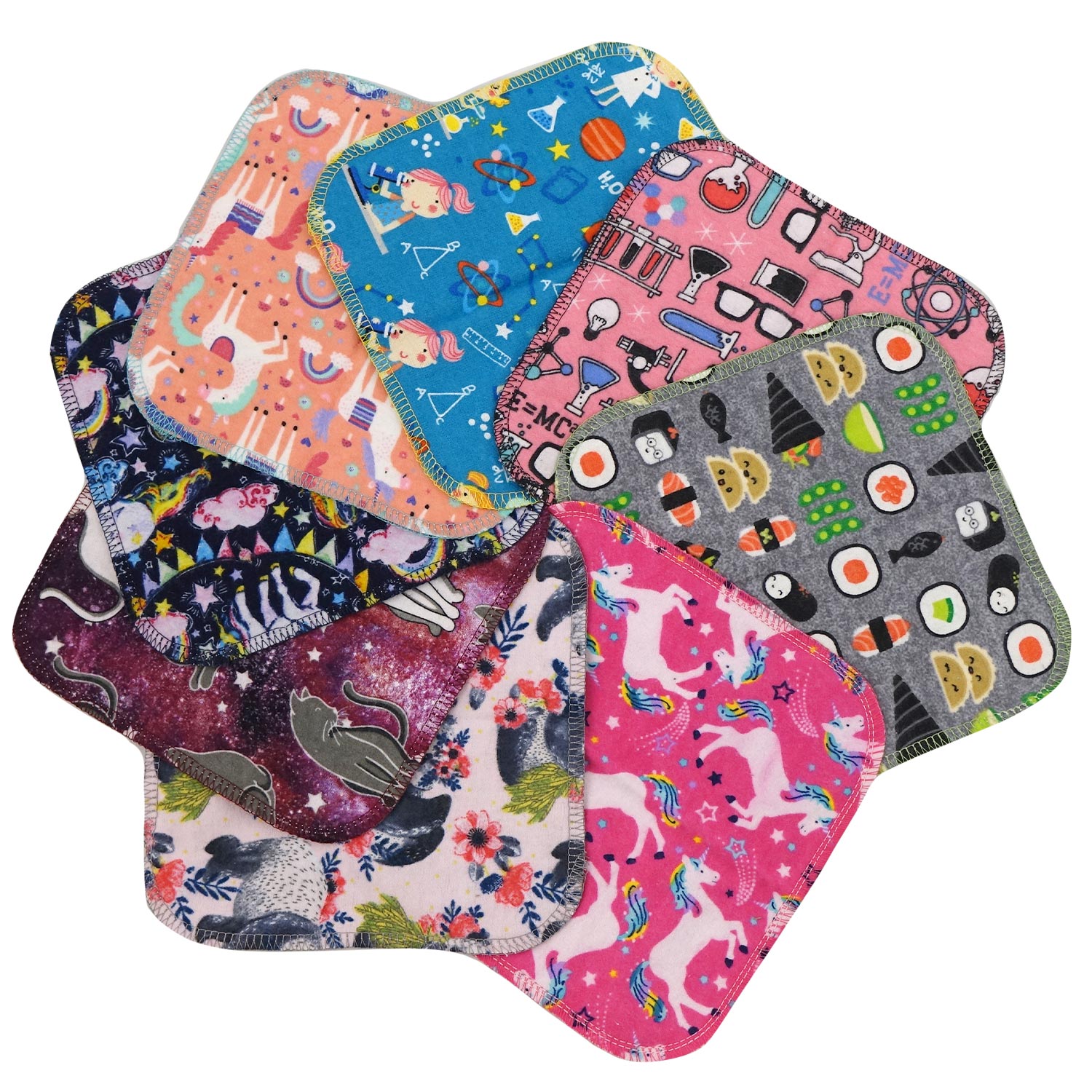 Lover of Life große Waschlappen - 8 St. - Girls rock! Lover of Life große Waschlappen - 8 St. - Girls rock! von Lover of Life