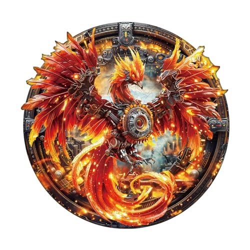 Holzpuzzle Erwachsene Mechanische Feuer Phoenix - 195 Teile holzpuzzle Geschenkbox, Wanddekoration und Geschenk für Freunde und Familien Holzpuzzle Erwachsene Mechanische Feuer Phoenix - 195 Teile holzpuzzle Geschenkbox, Wanddekoration und Geschenk für Freunde und Familien von Lovpippi