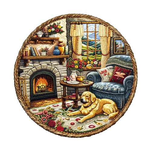 Holzpuzzle Erwachsene Strickzimmer - 270 Teile holzpuzzle Geschenkbox, Wanddekoration und Geschenk für Freunde und Familien Holzpuzzle Erwachsene Strickzimmer - 270 Teile holzpuzzle Geschenkbox, Wanddekoration und Geschenk für Freunde und Familien von Lovpippi