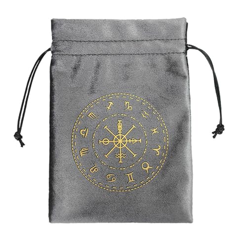 Loxyxbnh Flanell Tarot Runen Tasche Würfel Kordelzug Schmuckbeutel Hand Geschenktasche Zur Aufbewahrung Von Brettspielkarten von Loxyxbnh