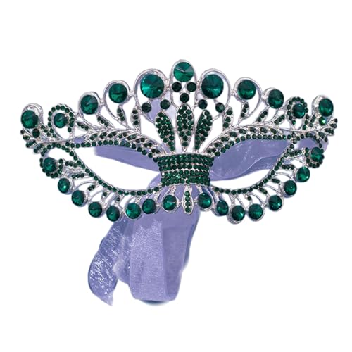 Loxyxbnh Maskerade Strass Auge Halloween Kostüm Zubehör für Frauen Hochzeit Maskerade Halloween Party Brillen von Loxyxbnh