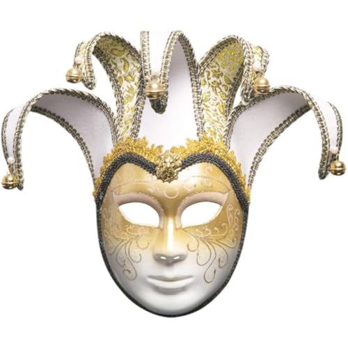 Lpitoy Venezianische Maske, Vollgesichts-maskerade-maske Für Karneval, Exquisite Narrenmaske, Mardi Gras-maske Für Cosplay, Halloween-party von Lpitoy